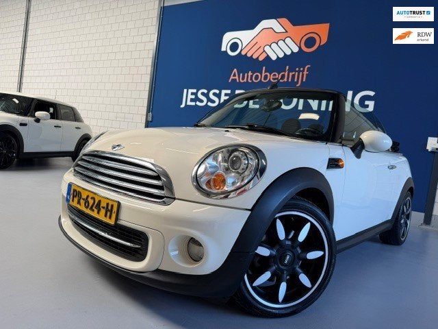 Mini Cabrio 1.6 Cooper Automaat / bj.2012 / kleur: wit / spo, Euro 5, Gebruikt, 4 cilinders, Cabriolet