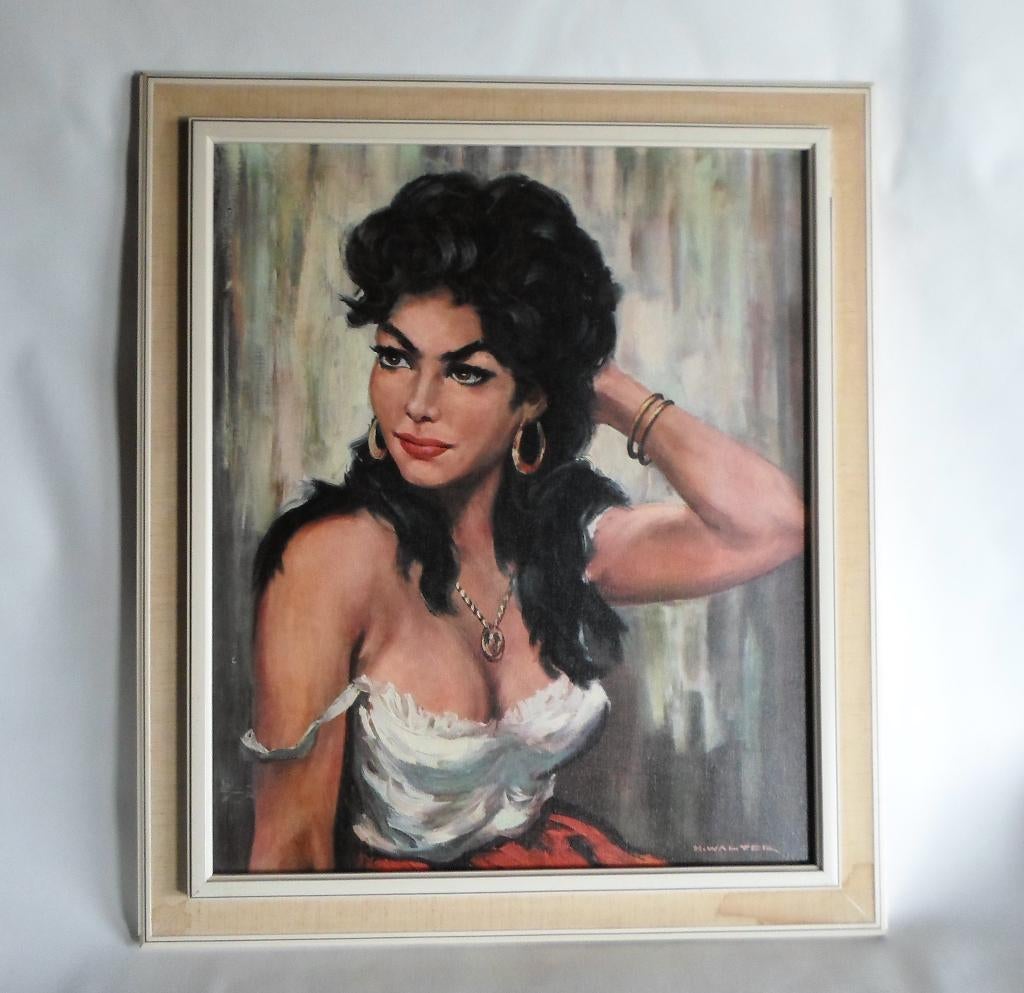 Vintage Lijst H. Walter Ilonka 1960´s, Ophalen of Verzenden