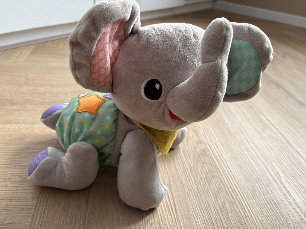 Vtech kruip olifant, Ophalen, Zo goed als nieuw, Overige typen, Met licht