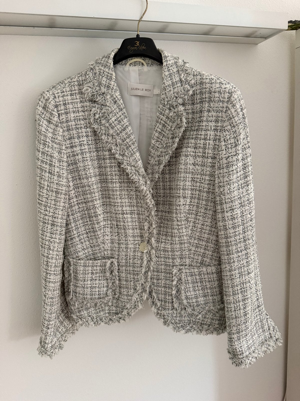 Julien Le Roy Tweed Jasje - Maat M, Kleding | Dames, Maat 38/40 (M), Meerkleurig, Ophalen of Verzenden, Zo goed als nieuw