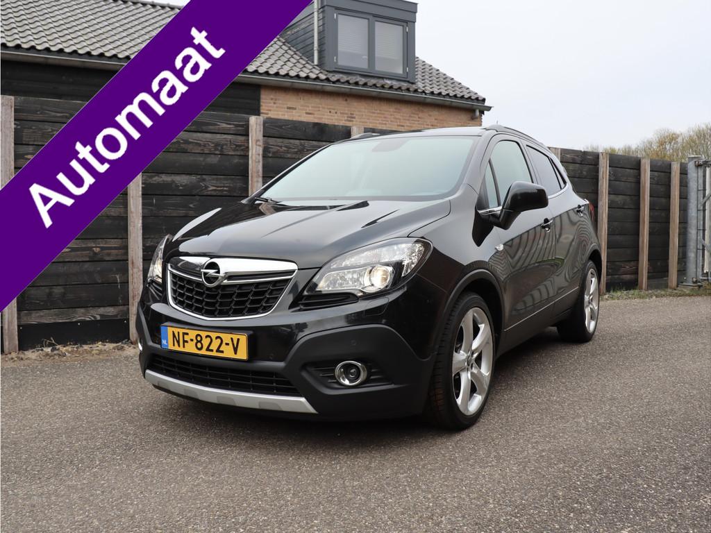 Opel Mokka 1.4 T Innovation automaat, leder, trekhaak, 15 km/l, Gebruikt, Zwart, Leder