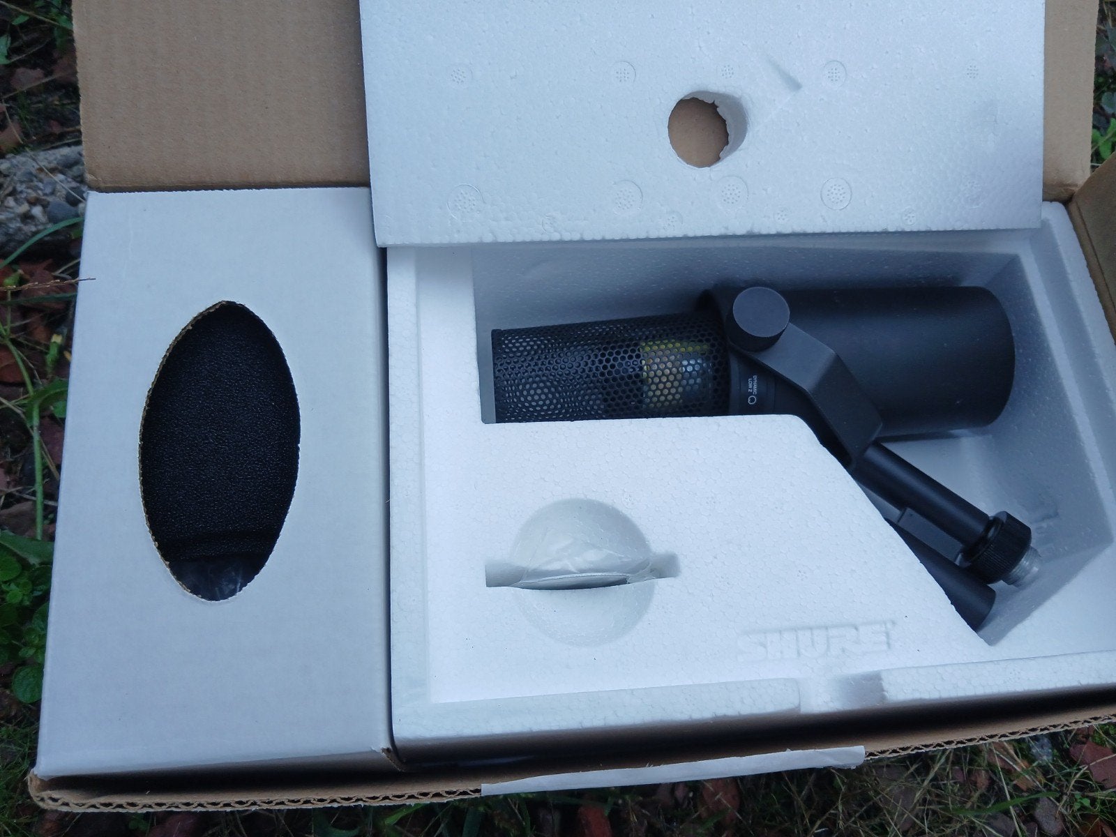 Shure SM7B compleet in doos, Ophalen, Zo goed als nieuw, Studiomicrofoon