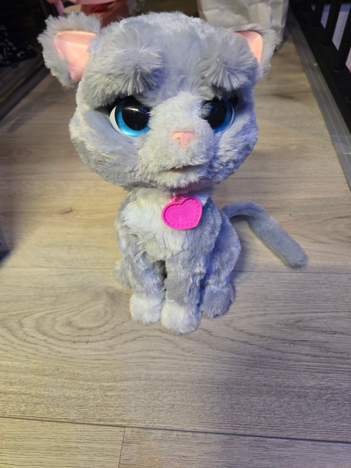 FurReal Friends Kat Interactief Speelgoed, Overige merken, Met kleding of accessoire, Grijs, Ophalen of Verzenden