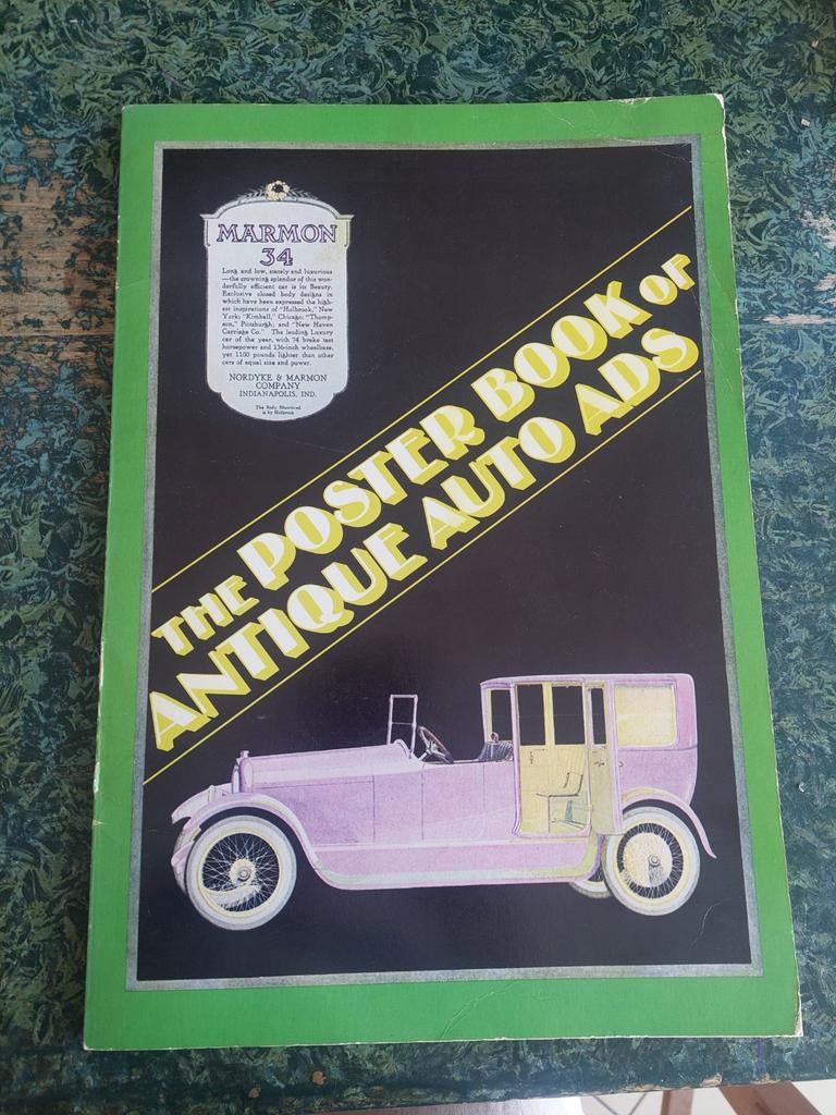The Poster Book of Antique Auto Ads 1898-1920, Ophalen of Verzenden, Gelezen, Algemeen, Howard Garrett