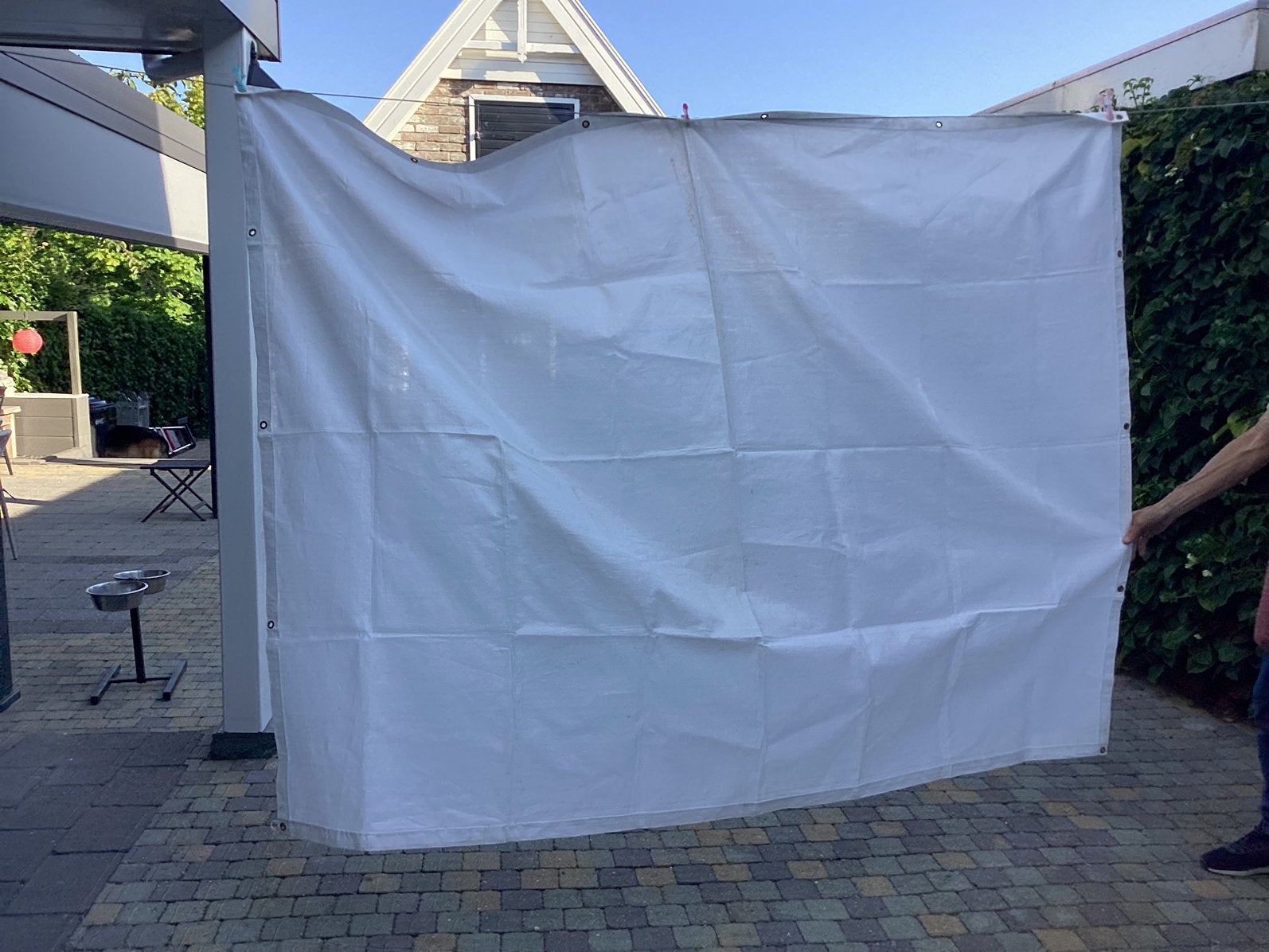 Tentdoek, Kunststof, Ophalen of Verzenden, Zo goed als nieuw, 200 cm of meer