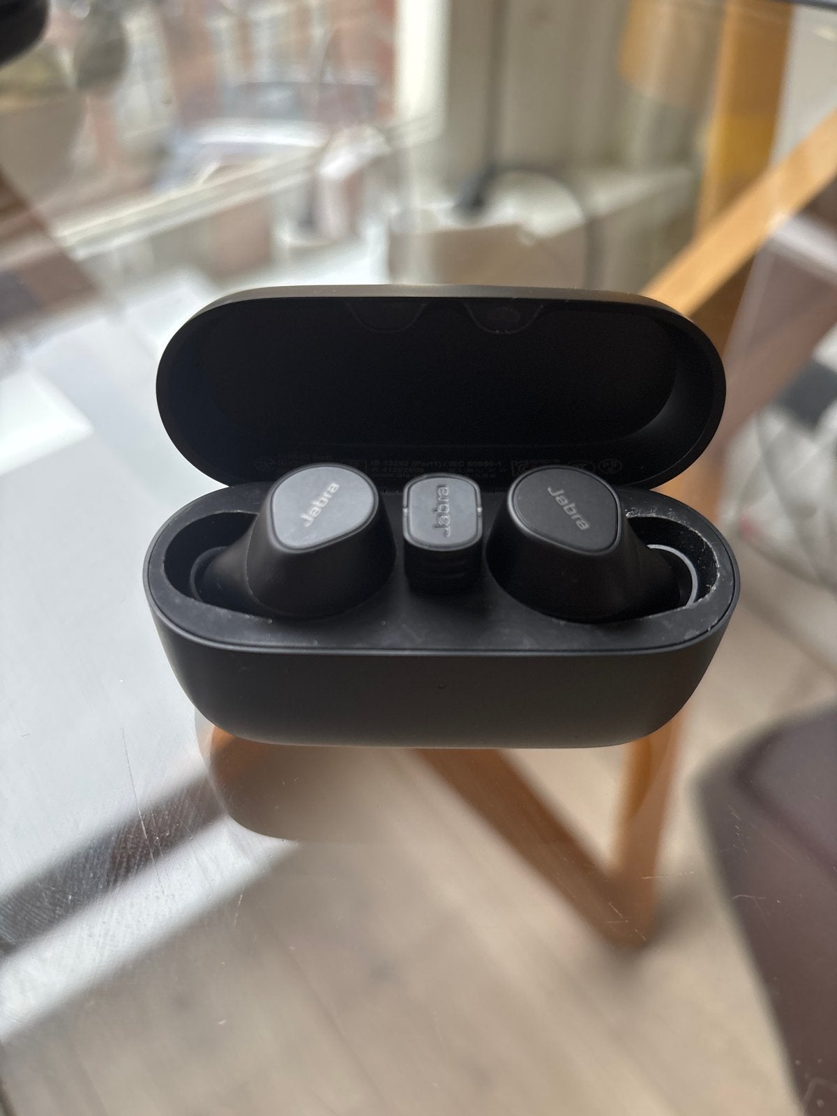 Jabra Elite 75t Draadloze Oordopjes met Oplaadcase, Audio, Tv en Foto, Koptelefoons, Ophalen of Verzenden, Gebruikt, Draadloos