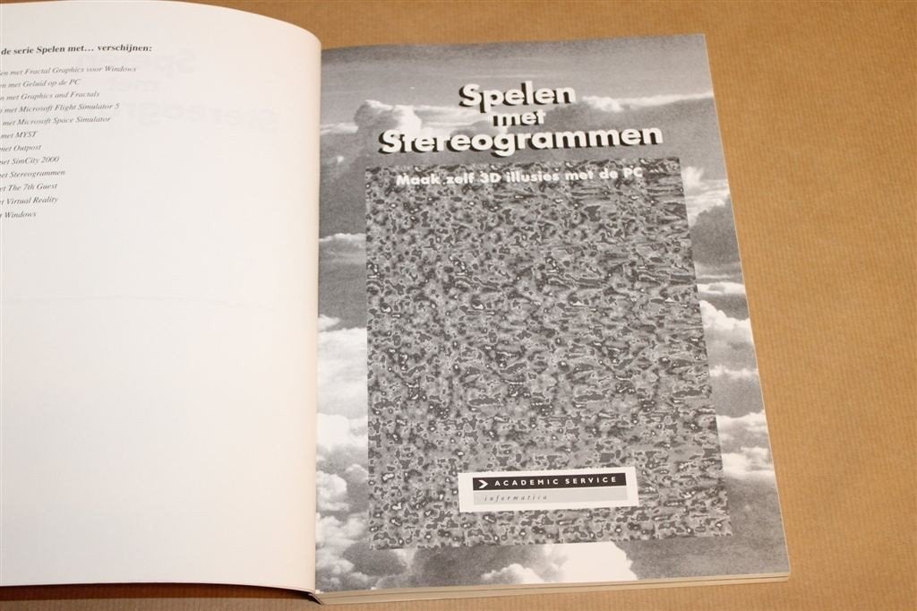 Spelen met Stereogrammen — Vintage Boek over 3D illusies1994, Boeken, Informatica en Computer, Ophalen of Verzenden, Gelezen, Internet of Webdesign
