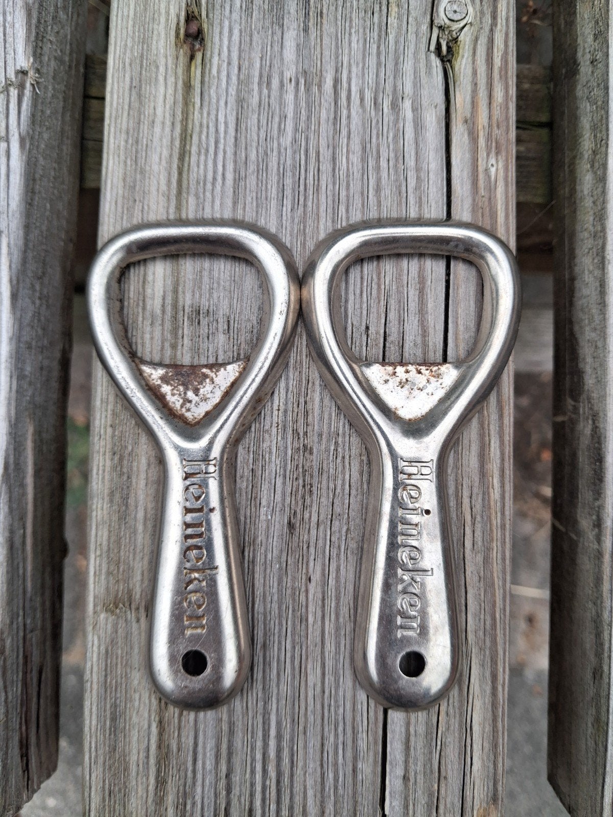 2x Heineken flesopener, Ophalen of Verzenden, Gebruikt, Merk
