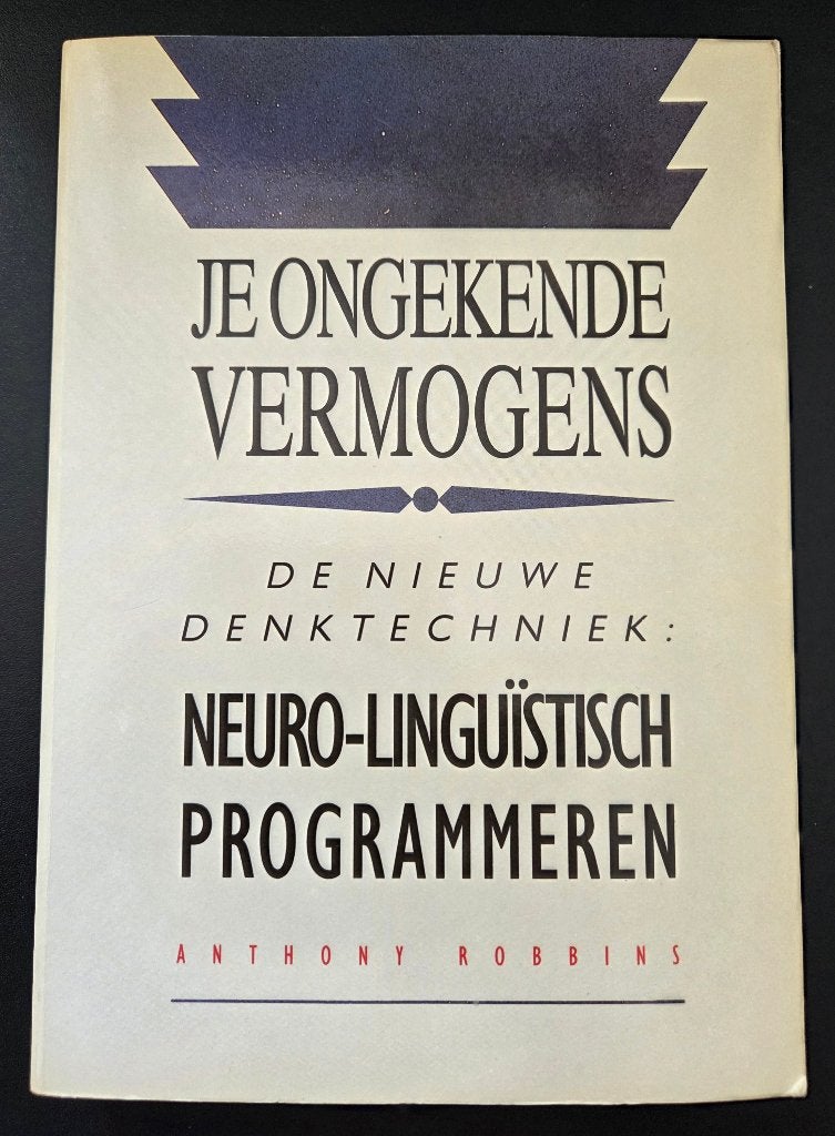 Je ongekende vermogens (NLP) - Anthony Robbins, Verzenden, Zo goed als nieuw, Sociale psychologie, Anthony Robbins