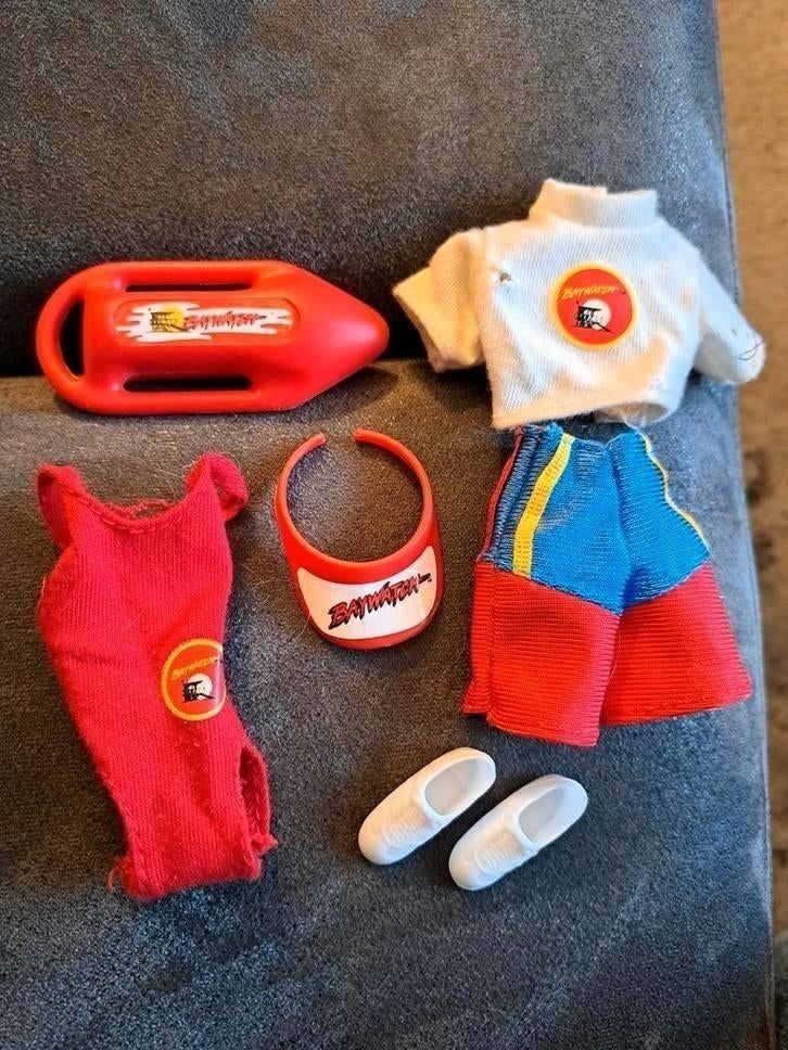 Barbie Baywatch uitrusting/kleding 1994, Ophalen of Verzenden, Gebruikt