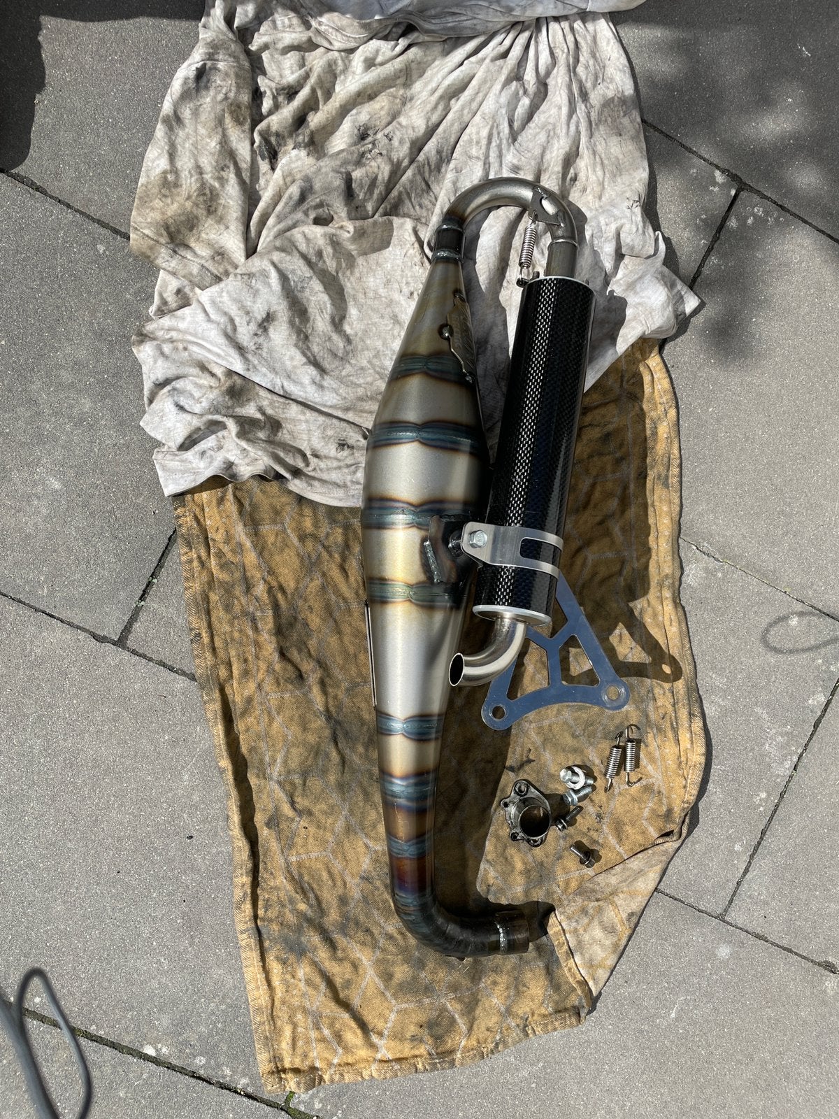 Yasuni c21 (ZGAN) minareli horizontaal, Ophalen of Verzenden, Zo goed als nieuw, Uitlaat, Yamaha