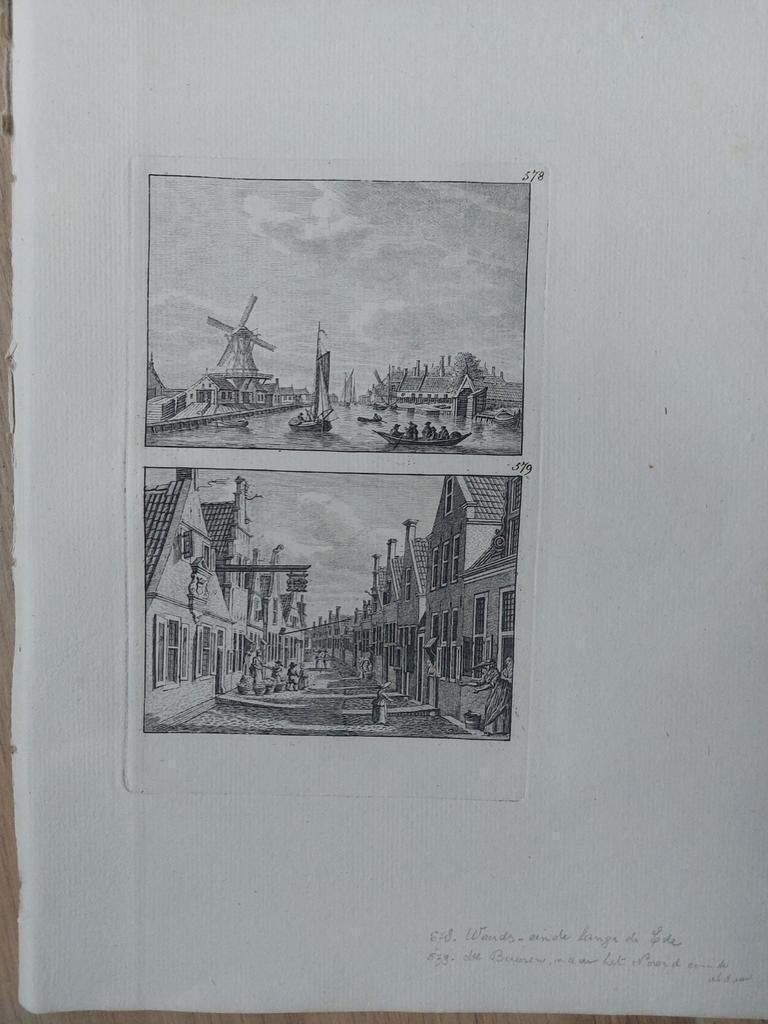 578 Wouds-einde Woudsend lands de Ee en De Buuren Buren, Antiek en Kunst, Ophalen of Verzenden