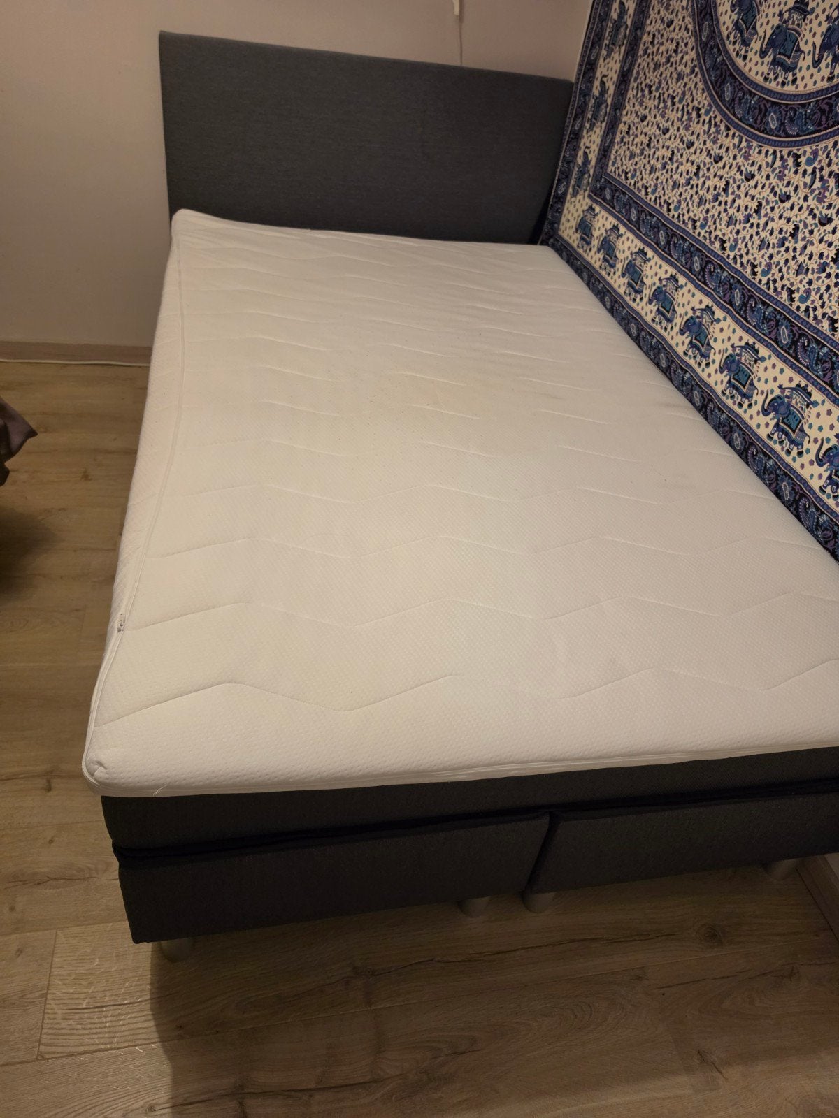 Boxcombinatie Alta 5-delig - antraciet - 120x200cm, Huis en Inrichting, Slaapkamer | Bedden, Ophalen, Twijfelaar, 120 cm, 200 cm