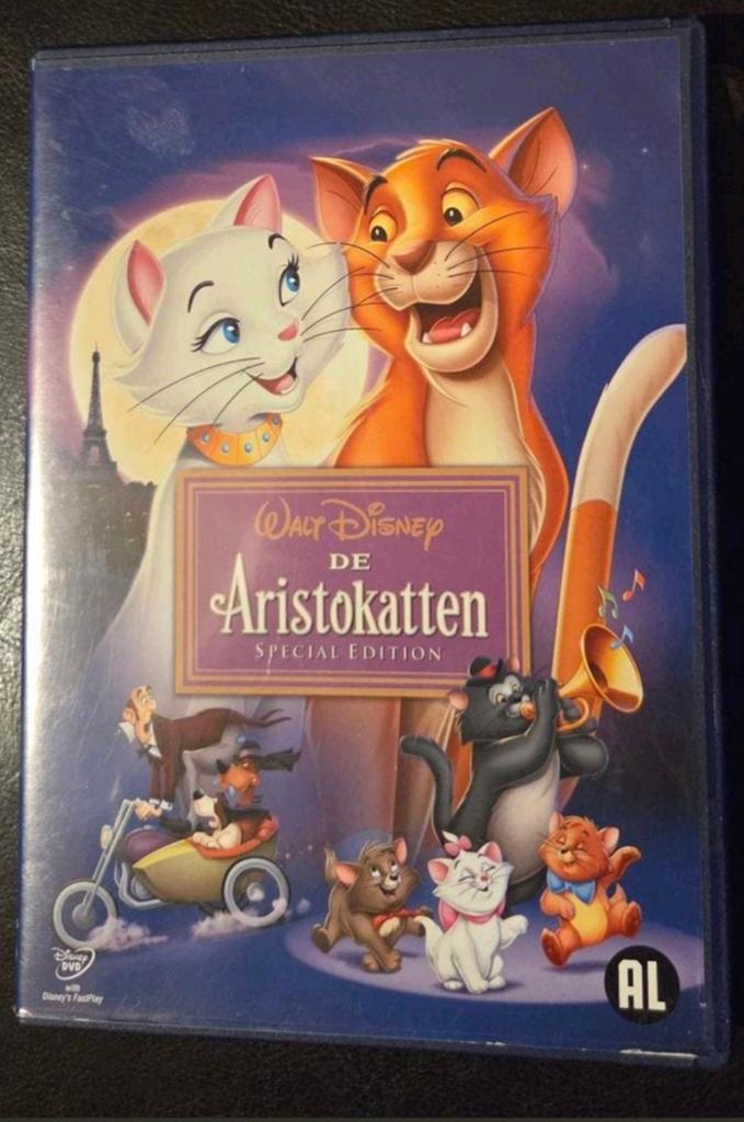 Aristokatten Disney Dvd, Alle leeftijden, Ophalen of Verzenden, Zo goed als nieuw
