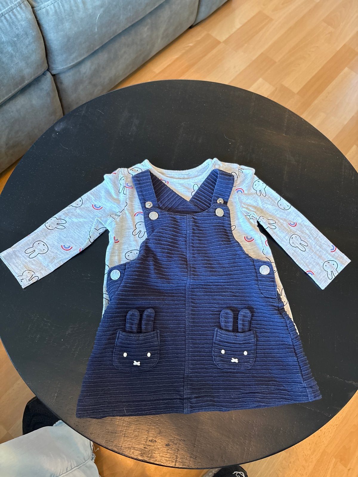 Nijntje tuinhurkje en shirtje set C&A maat 86, Ophalen of Verzenden, Zo goed als nieuw, Meisje