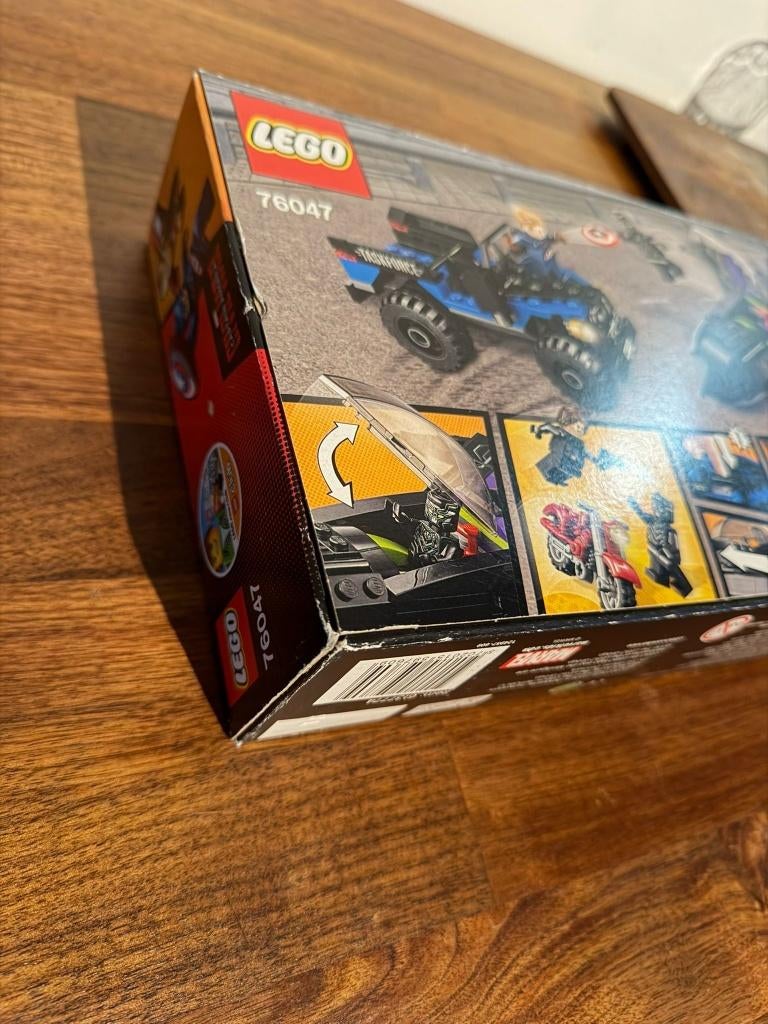 Lego Marvel Super Heroes - 76047 Black Panther Pursuit, Ophalen of Verzenden, Zo goed als nieuw, Complete set, Lego
