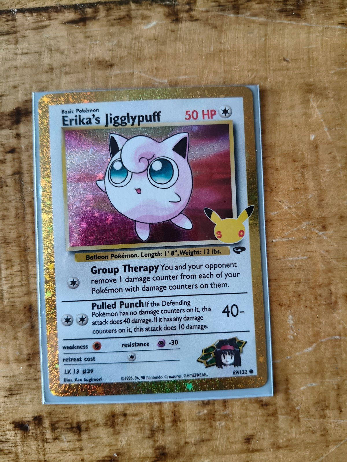 Erika's Jigglypuff Pokémon Celebrations Kaart (Foil), Ophalen, Nieuw, Losse kaart, Foil