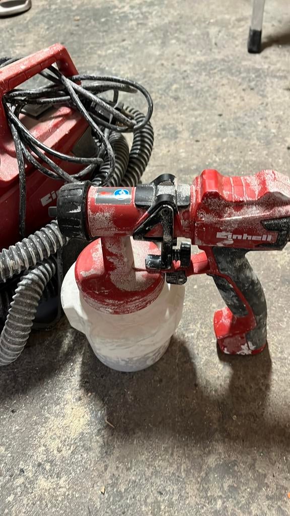 Verspuit Einhell verfspuit, Doe-het-zelf en Verbouw, Ophalen, Zo goed als nieuw, Verfspuit of Verfpomp