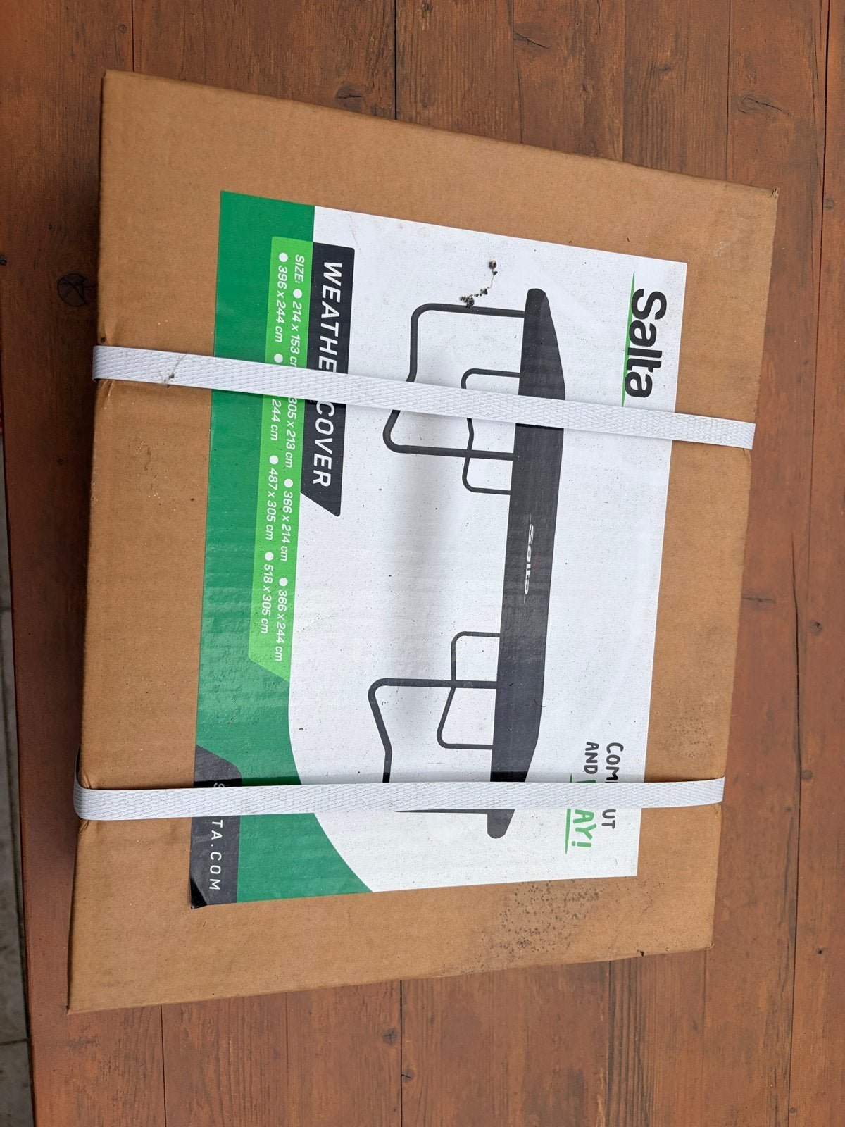 Salta afdekhoes trampoline 214x305 cm - Nieuw in verpakking, Ophalen, Nieuw