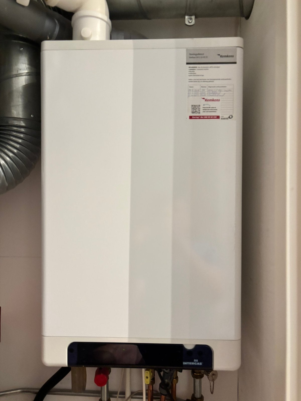 CV ketel Intergas, Ophalen, 30 tot 80 cm, Gebruikt, Hoog rendement (Hr)