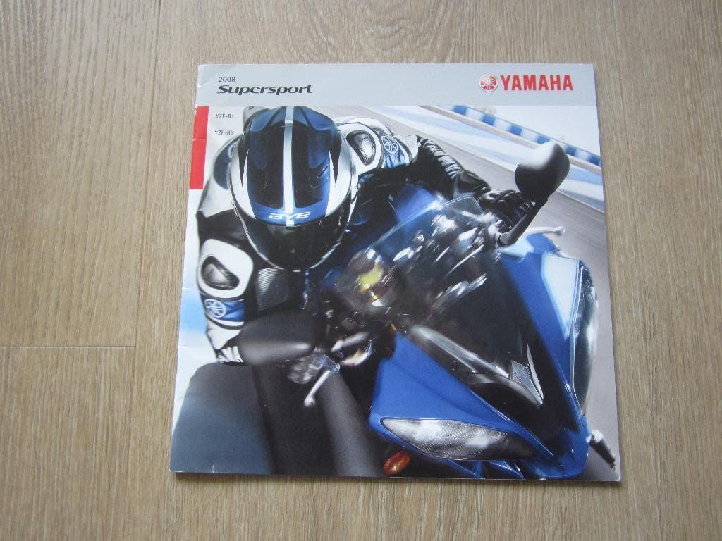 Yamaha YZF-R6 / YZF-R1 Supersport brochure folder 2008, Motoren, Handleidingen en Instructieboekjes, Ophalen of Verzenden, Yamaha
