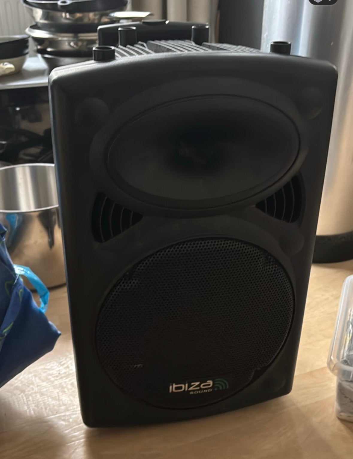 Ibiza Sound Draagbare Speaker met Microfoon, Gebruikt, Draagbare speaker, Inclusief microfoon, Minder dan 60 watt