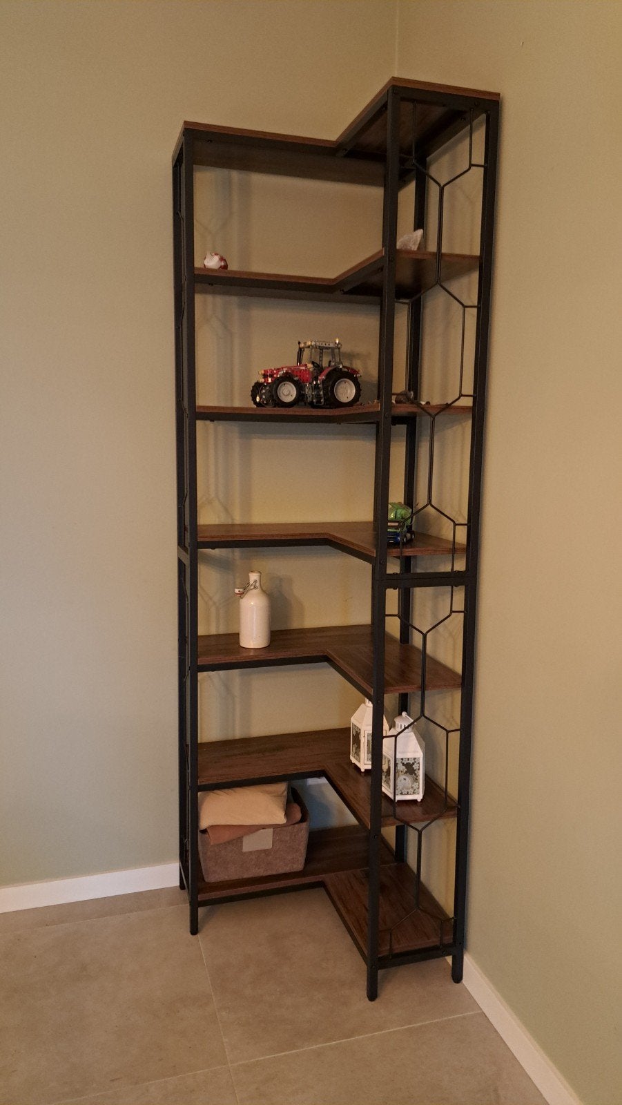 Hoekkast met planken - 200x60x60 cm, Ophalen, Met plank(en), 200 cm of meer, 50 tot 100 cm