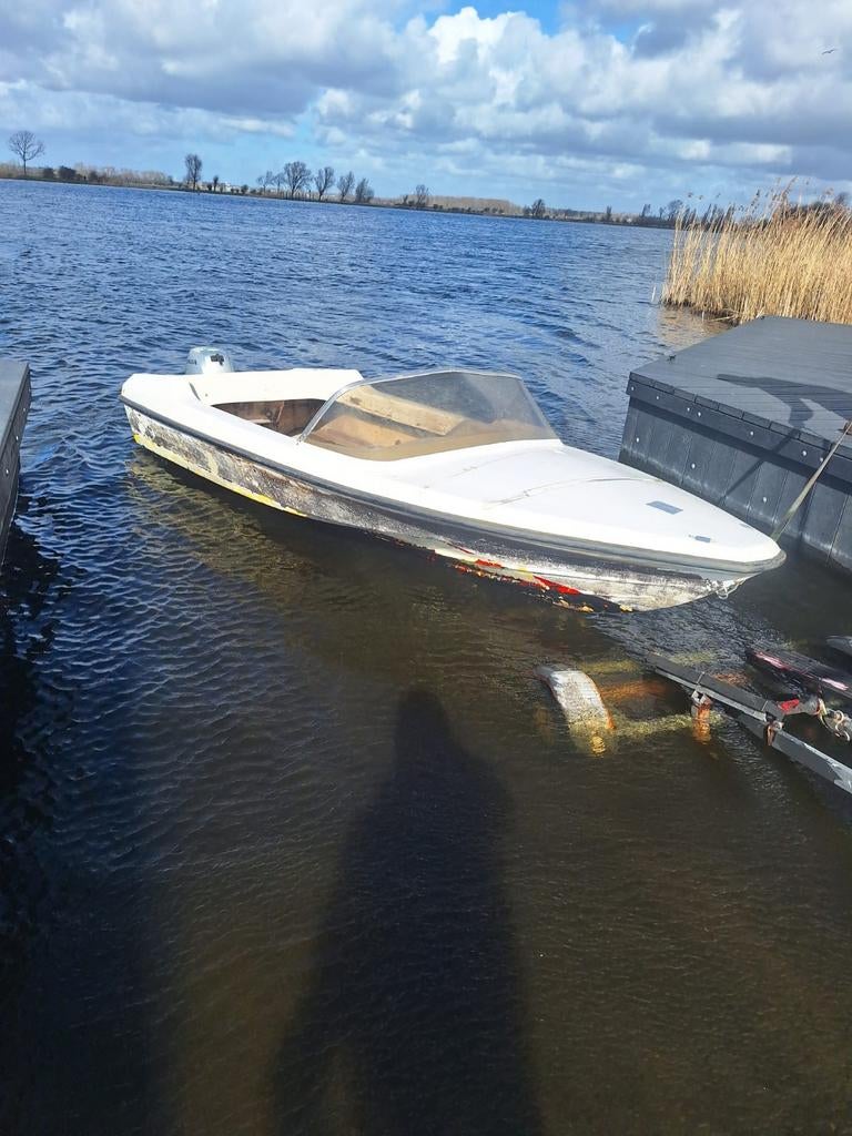 Klus project, Watersport en Boten, Speedboten, Ophalen, Gebruikt, Minder dan 70 pk, Buitenboordmotor