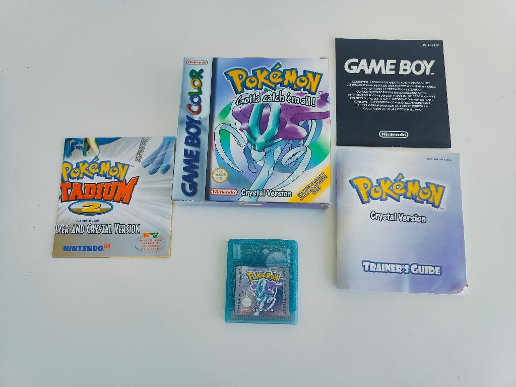 Pokemon Crystal Nintendo Gameboy Color GBC, Spelcomputers en Games, Nintendo, Nintendo, 1 speler, Ophalen of Verzenden