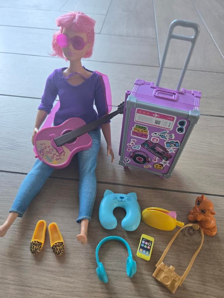 Barbie curvy op reis Daisy, Ophalen of Verzenden