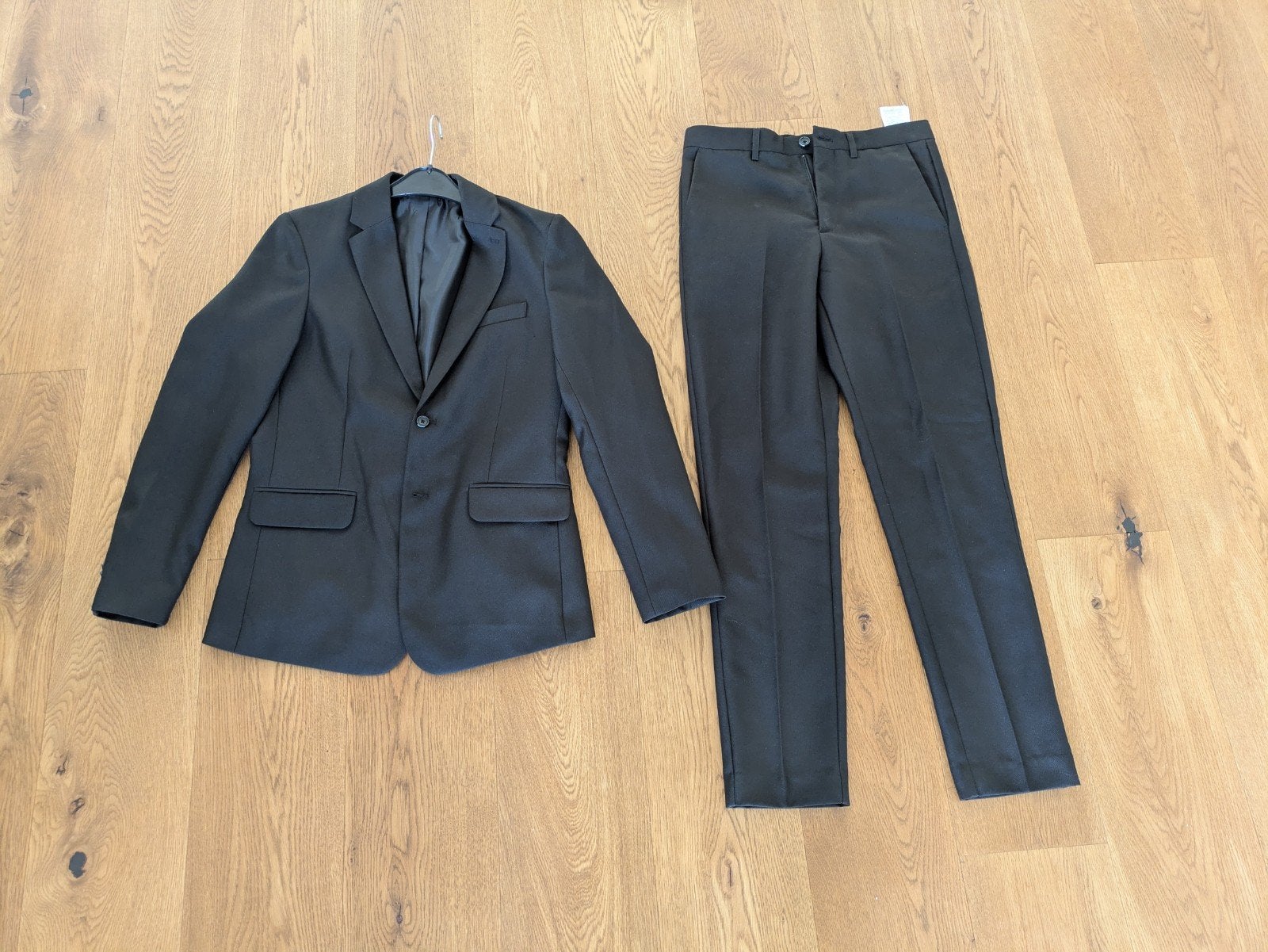 Herenpak maat 46 / S voor gala - Zwart, Ophalen of Verzenden, Zo goed als nieuw, Maat 46 (S) of kleiner, Zwart