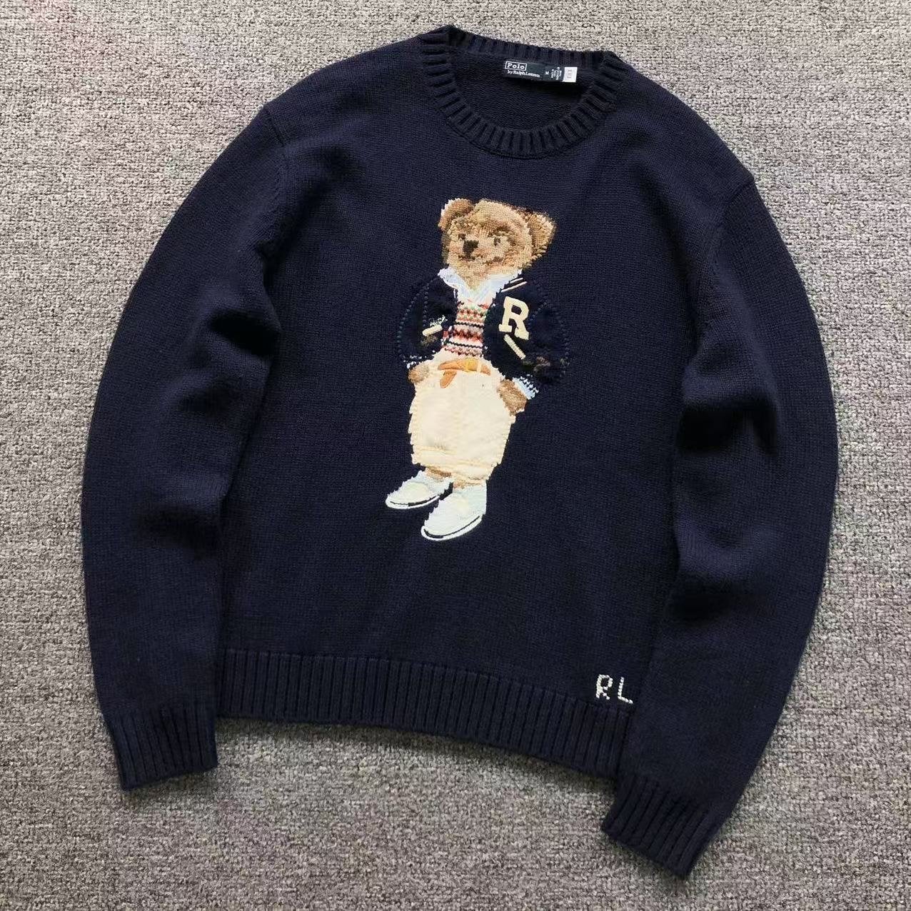 Polo Ralph Lauren Bear Trui - Maat M, Verzenden, Nieuw, Blauw