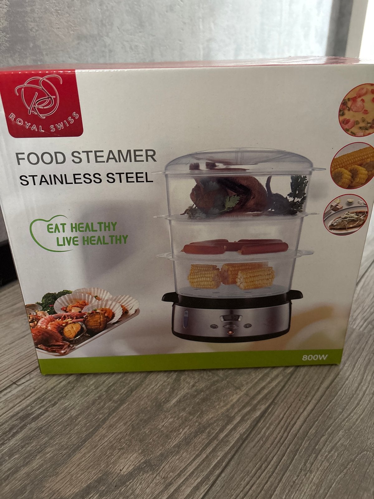 Royal Swiss Foodsteamer RVS - Nieuw in doos, Ophalen, Nieuw