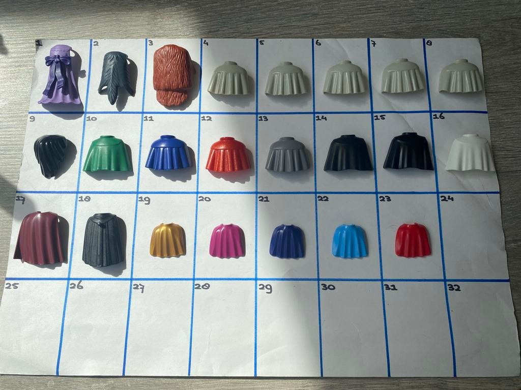 Capes., Ophalen of Verzenden, Gebruikt, Los playmobil