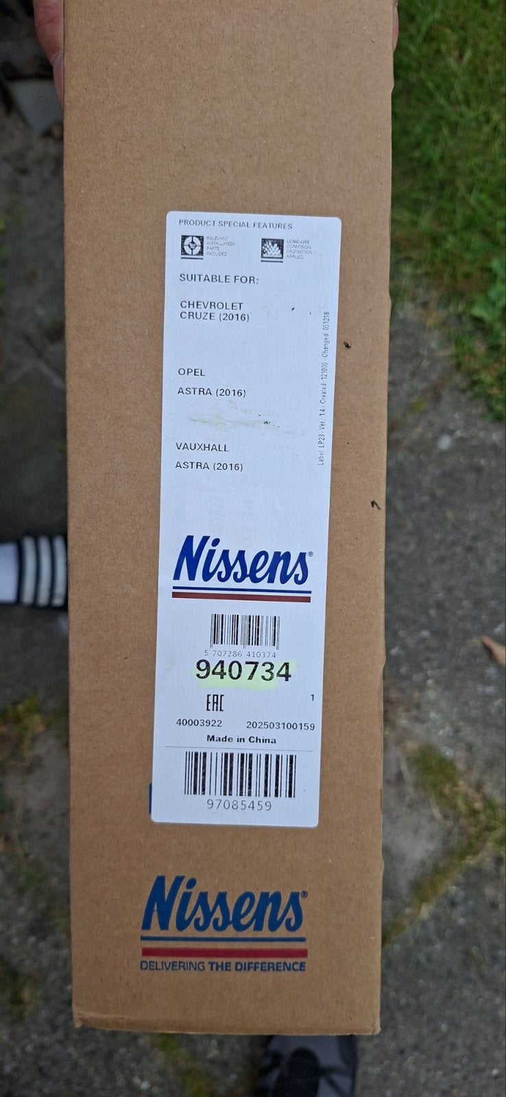 Nissens Airco Condensor Opel Astra K (2016) - Nieuw, Ophalen