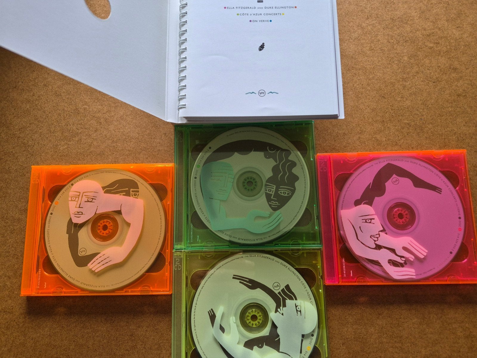 Ella Fitzgerald/Duke Ellington Complete Côte ď Azur, 8cd Box, Boxset, Ophalen of Verzenden, Zo goed als nieuw, Jazz