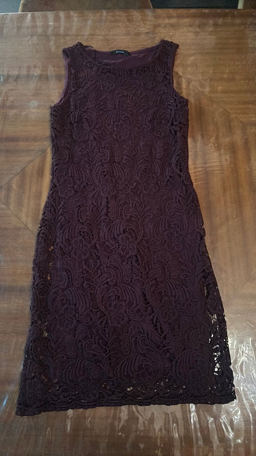 jurk Promiss burgundy rood S, Ophalen of Verzenden, Zo goed als nieuw, Maat 38/40 (M), Rood