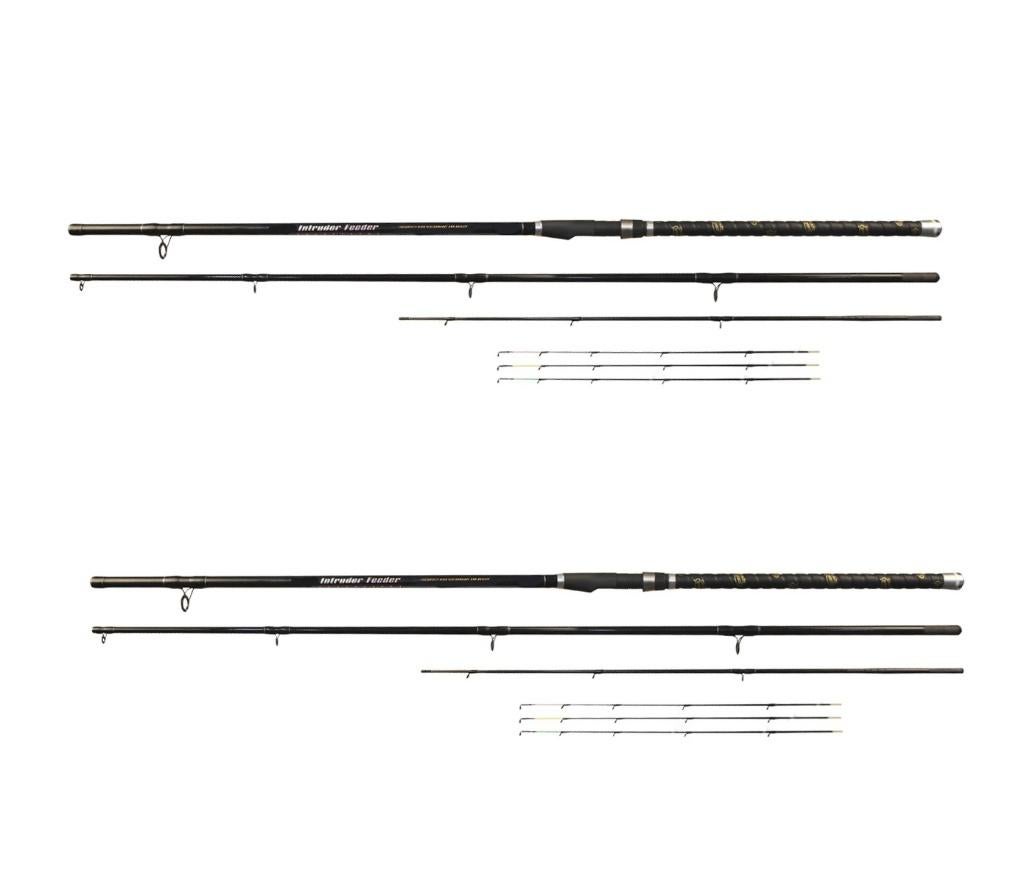 NIEUW Set 2x Intruder Feederhengels 3,30 Mtr 30-80 Gr 3-Top, Watersport en Boten, Hengelsport | Witvissen, Ophalen, Nieuw, Werphengel