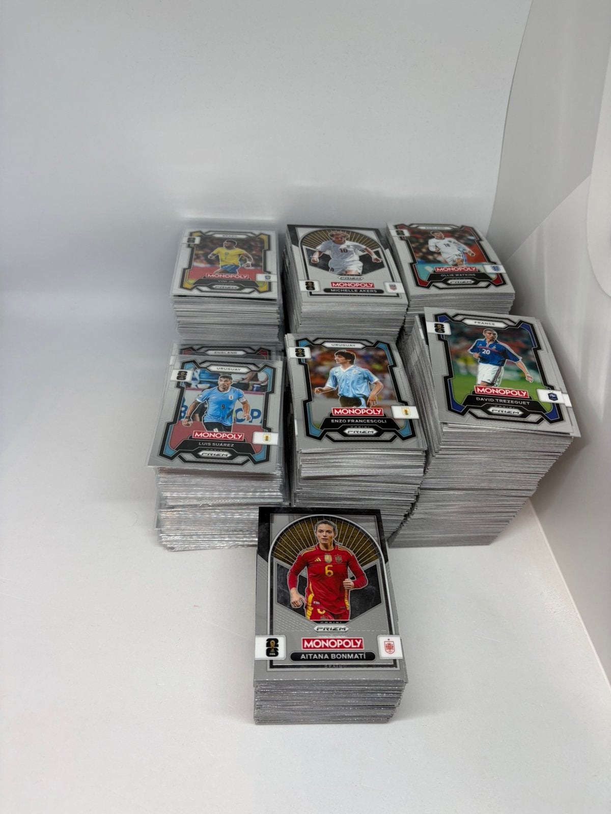 Panini Prizm Monopoly World Cup 2026 Kaarten Lot 1300 Stuks, Ophalen of Verzenden, Zo goed als nieuw, Meerdere plaatjes