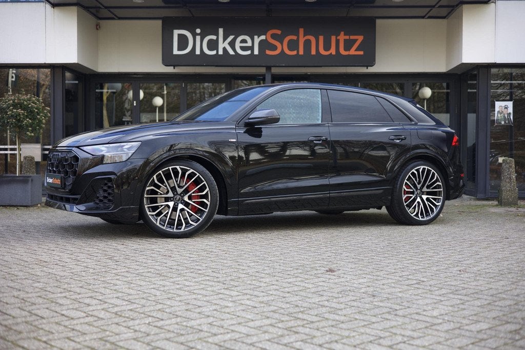 Audi Q8 60 TFSI e quattro Competition Vierwielb. | Carbon |, Auto's, Audi, Bedrijf, Te koop, Q8, 360° camera, 4x4, ABS, Achteruitrijcamera