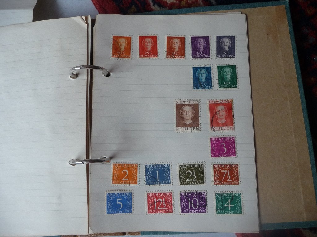postzegels ned-nieuw.guinea, Ophalen of Verzenden, Overige landen, Gestempeld