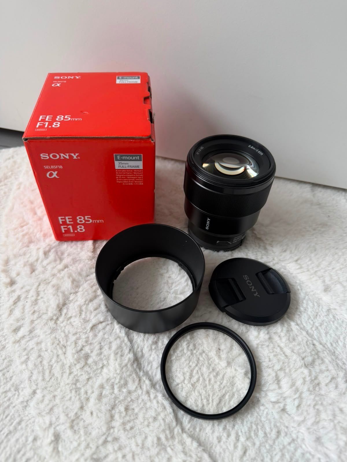 Sony FE 85 mm F1,8, Audio, Tv en Foto, Fotografie | Lenzen en Objectieven, Ophalen of Verzenden, Zo goed als nieuw, Standaardlens