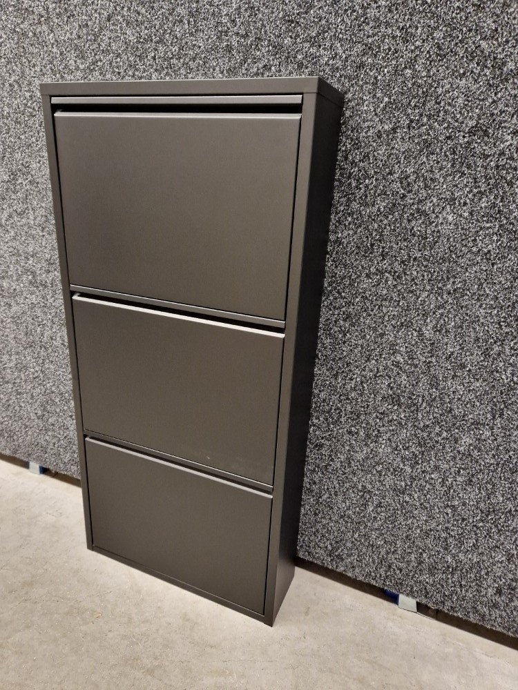Metalen Schoenenkast 3 vakken ZWART (nieuw), Huis en Inrichting, Ophalen, Nieuw, Overzichtelijk opbergen van schoenen