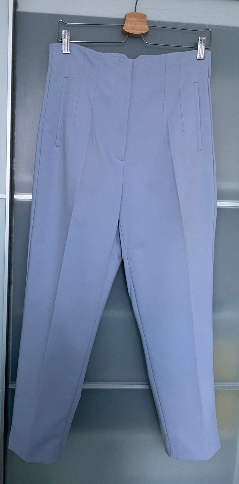Zara broek maat L, Blauw, Maat 42/44 (L), Ophalen of Verzenden, Zo goed als nieuw