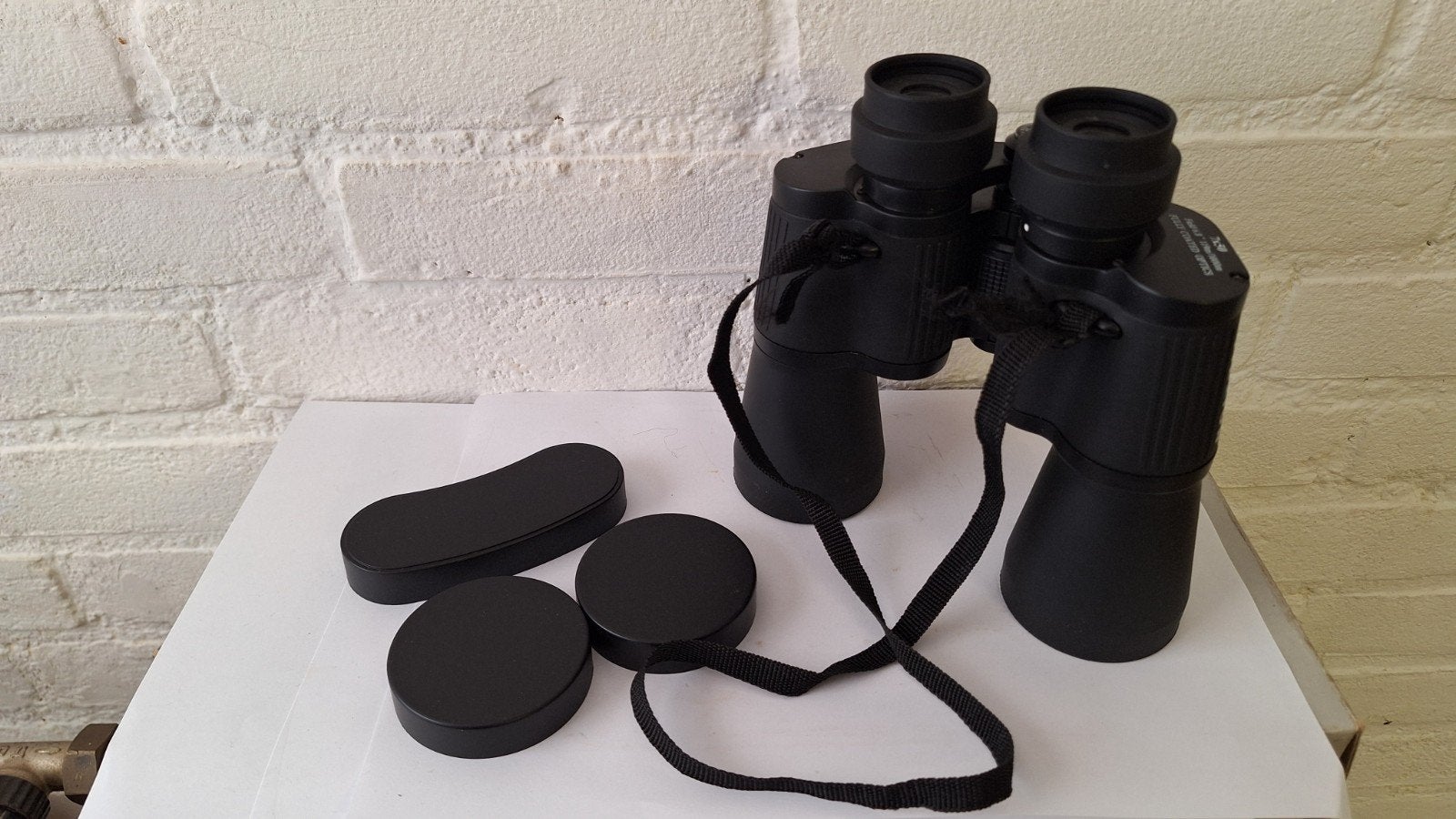 Vizzion Basic 7x50 Verrekijker met Tas en Doos, Gebruikt, Minder dan 8x, Met hoes of tas, Porro (met knik)