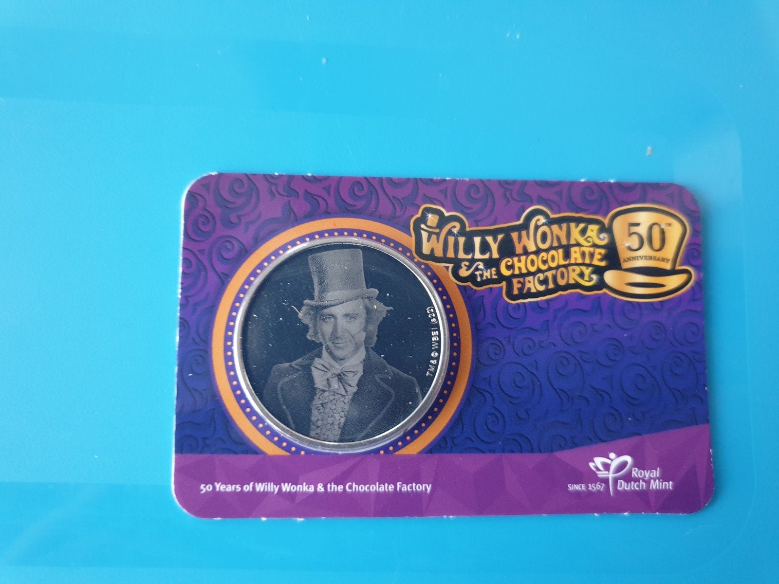 Willy Wonka and the Chocolate Factory Penning 2020 Coincard, Ophalen of Verzenden, Overige waardes