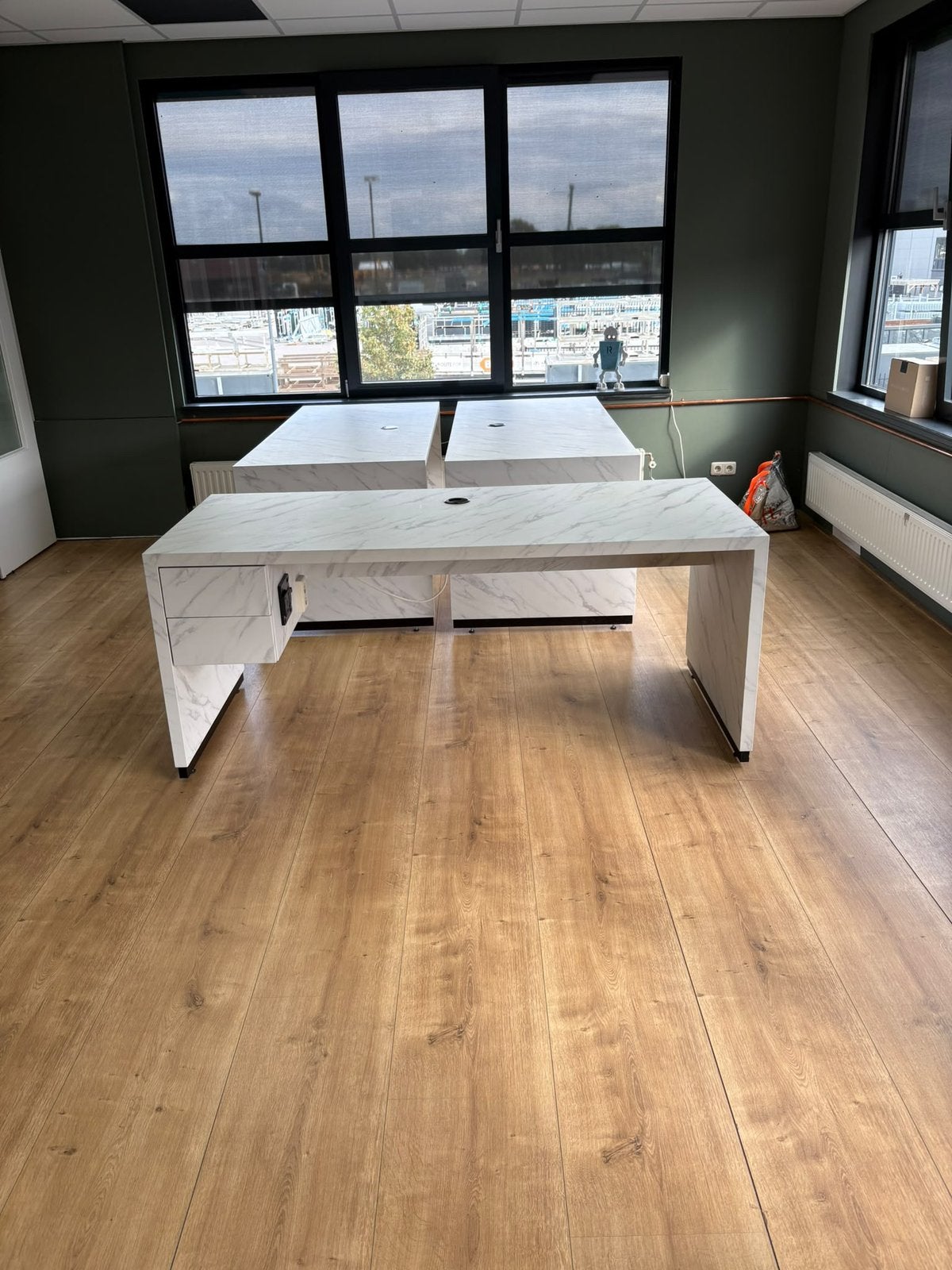 Bureau 180x80 cm, Ophalen, Gebruikt, 180 cm, Spaanplaat of MDF