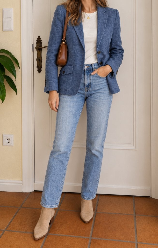 Massimo Dutti linnen blazer maat 38/40, Maat 38/40 (M), Massimo Dutti, Blauw, Ophalen of Verzenden