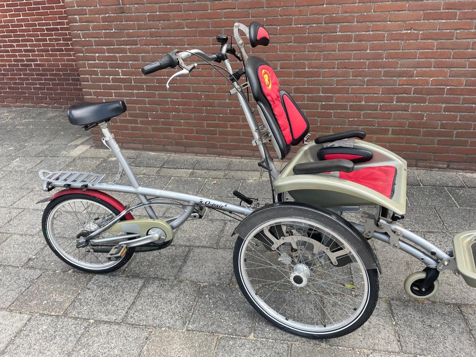 O pair rolstoelfiets Van Raam, Ophalen, Gebruikt, Schijfrem
