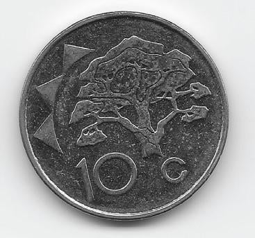Namibië 10 cents 2009 KM# 2, Postzegels en Munten, Verzenden, Overige landen, Losse munt